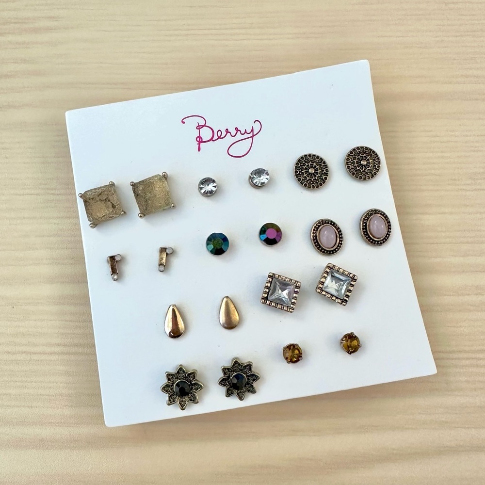 Berry Jewelry - Kiara Set of 10 Earrings